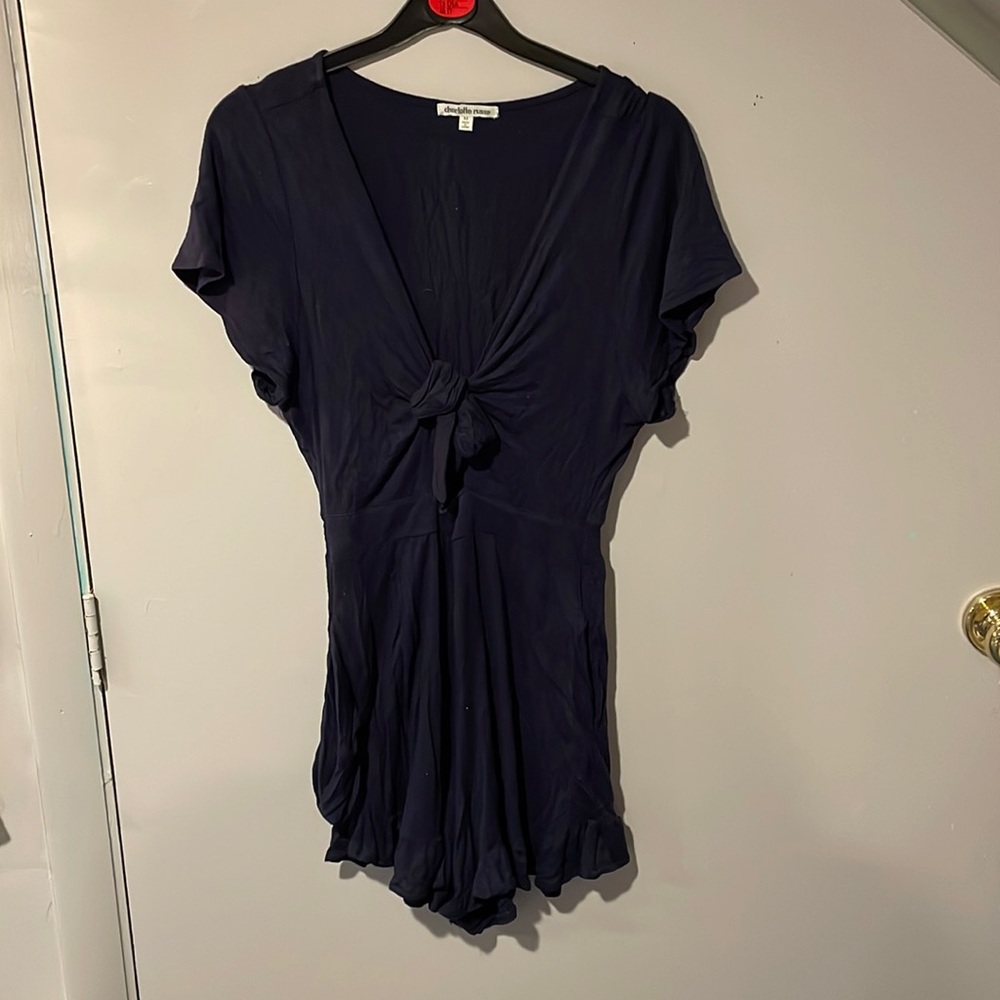 Navy Blue Romper